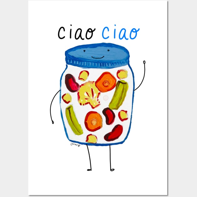 Ciao Ciao Chow Chow Wall Art by Lady Lucas